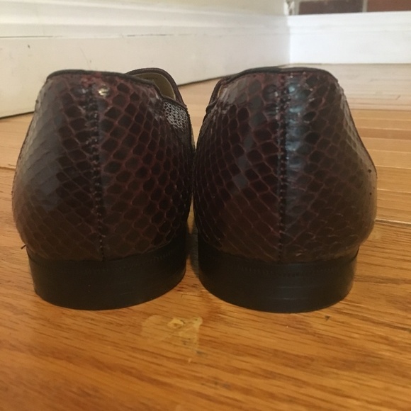 Giorgio Brutini Genuine Snake Skin Loafers Shoes